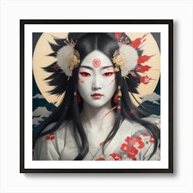 Geisha 2 Art Print