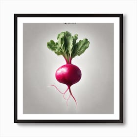 Beet logo 9 Art Print