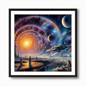 Space Odyssey 4 Art Print