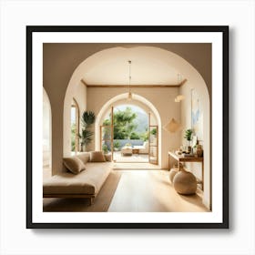 Arched Living Room 31 Art Print