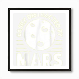 Mars Red Planet Ring Solar System Atmosphere Space Art Print