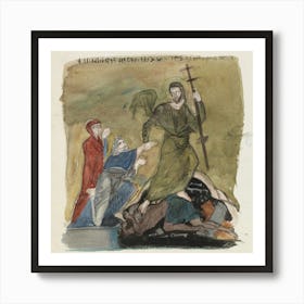 Copy Of A Byzantine Icon By Magnus Enckell Art Print