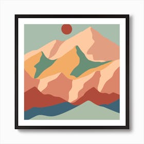 Mountain Landscape 7 Art Print