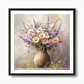 Flowers In A Vase 23 Art Print