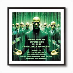 Matrix Matrix Movie Poster Art Print
