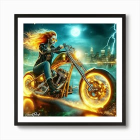 Storm Rider Art Print
