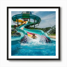 Water Slide 4 Art Print