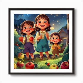 Apple Orchard Art Print