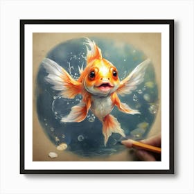 Goldfish 12 Art Print