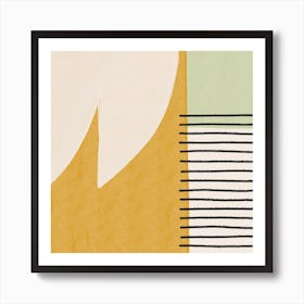 Modern Abstract Square Square Art Print