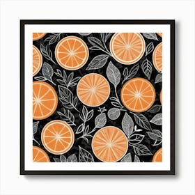 Orange Theme Art Print