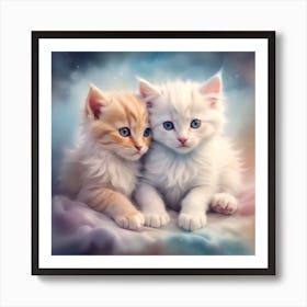 cute kitten Art Print