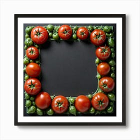 Frame Of Tomatoes 2 Art Print