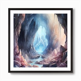 Ice Cave Art Print