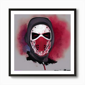 Eminem Jason mask Art Print