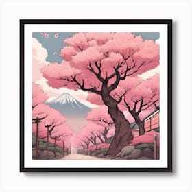 Sakura Blossoms Art Print