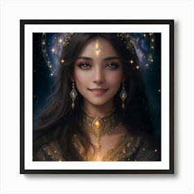 Astral Goddess Art Print