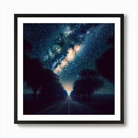 Road To The Stars Art Print