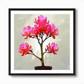 Rhododendron tree Art Print