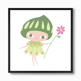 Flower Fairy Ii Art Print