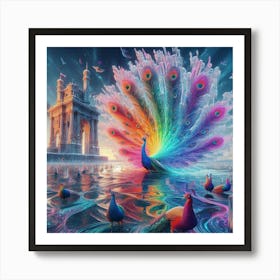 Peacock Art Print