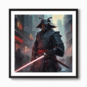 Star Wars Samurai Art Print