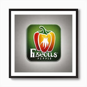 Fasous Pepper Logo Art Print