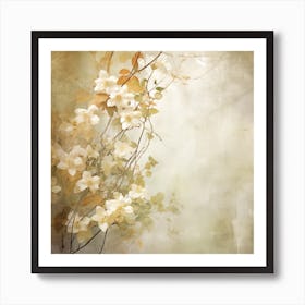 Fa Vintage Floral 85 Art Print