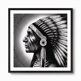 Indian Chief 1 Art Print