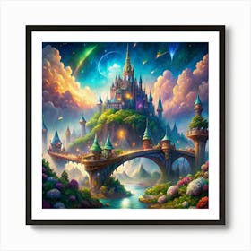 Castle In The Sky Art Print