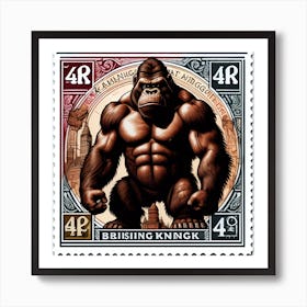 King Kong Sci Fi Fantasy Art Print Art Print