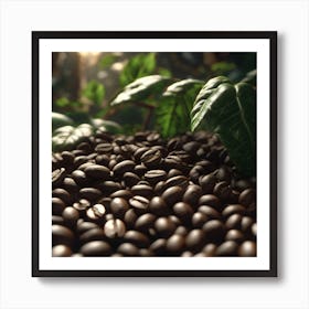 Coffee Beans 150 Art Print