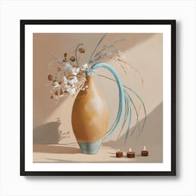 Vase Of Flowers 4 Art Print