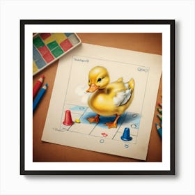 Ducky 43 Art Print