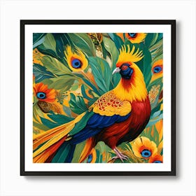 GOLDEN PHEASANT Art Print