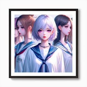 Anime Girl (68) Art Print