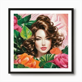 Roses And Roses Art Print