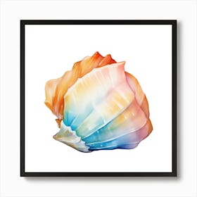 Colorful Sea Shell 2 Art Print