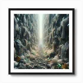 Path Through The Garbage Art Print