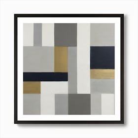 Abstract Squares Art Print