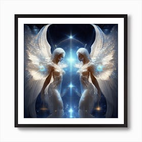 Angels 4 Art Print