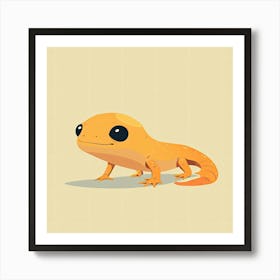 Charming Illustration Newt 1 Art Print