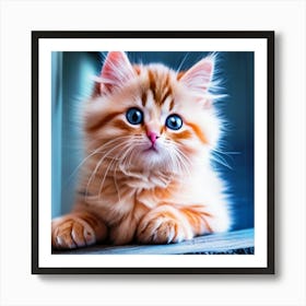 Cute Kitten Art Print