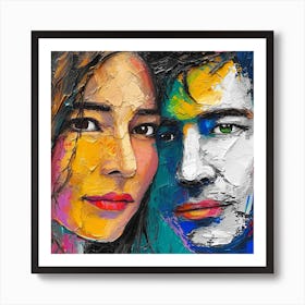 Couple In Love 1 Art Print