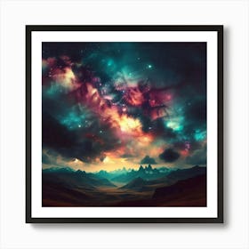 Space Stock Videos & Royalty-Free Footage Art Print