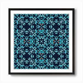 Lapland seamless pattern scandinavian folk 2 Art Print