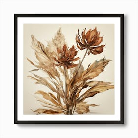 Dried Flowers 1 Art Print