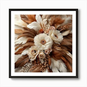 Boho Whispers of Elegance 70 Art Print