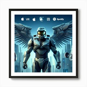 Halo 8 9 Art Print