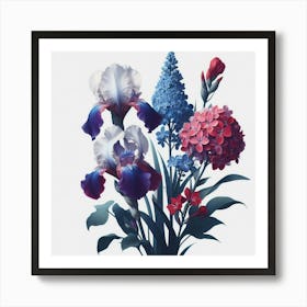 Flower for you, water colour Poster